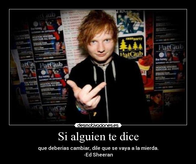 Si alguien te dice -