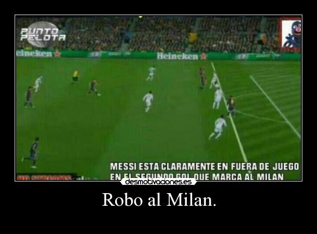 Robo al Milan. - 
