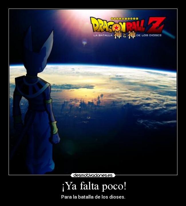 ¡Ya falta poco! - Para la batalla de los dioses.
