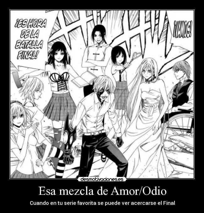 carteles anime manga otaku rosario vampiro desmotivaciones