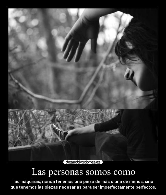 Las personas somos como - 