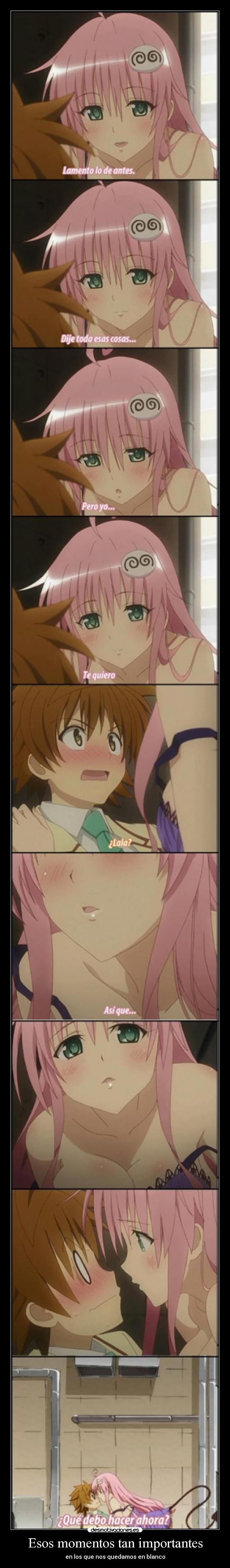 Esos momentos tan importantes -