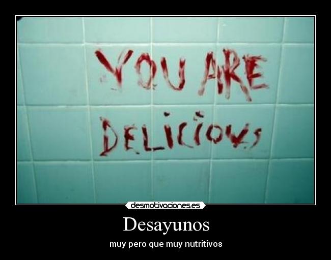 Desayunos - muy pero que muy nutritivos