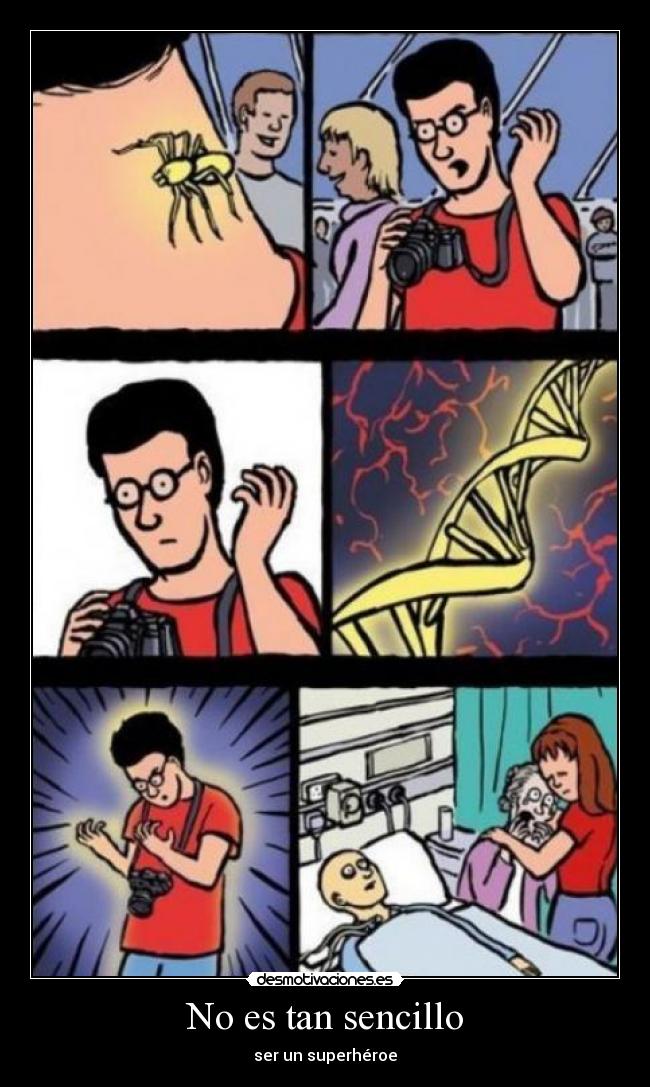 No es tan sencillo - ser un superhéroe