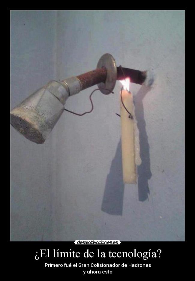 ¿El límite de la tecnología? - Primero fué el Gran Colisionador de Hadrones
y ahora esto