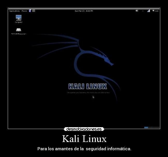 Kali Linux - Para los amantes de la seguridad informática.