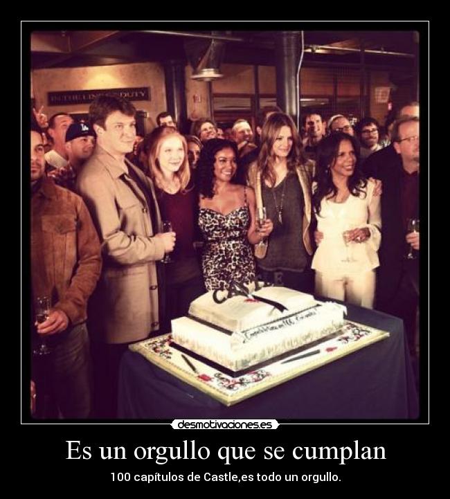 Es un orgullo que se cumplan - 