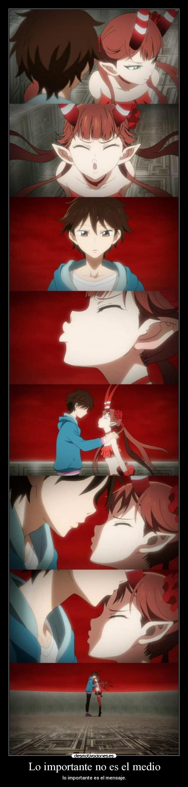 Lo importante no es el medio - lo importante es el mensaje.