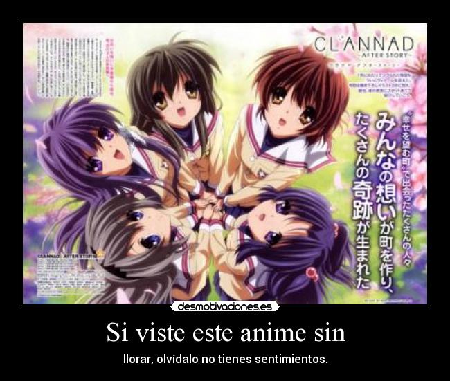 Si viste este anime sin -