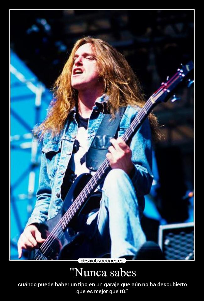 Nunca sabes -