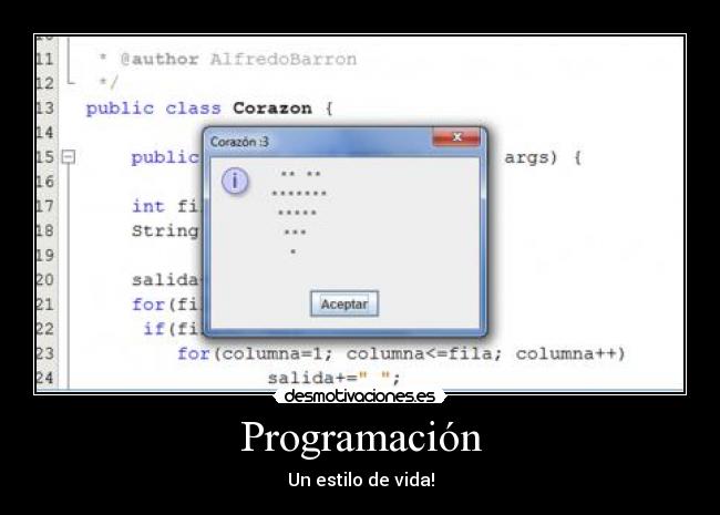carteles programacion programadores programador java desmotivaciones