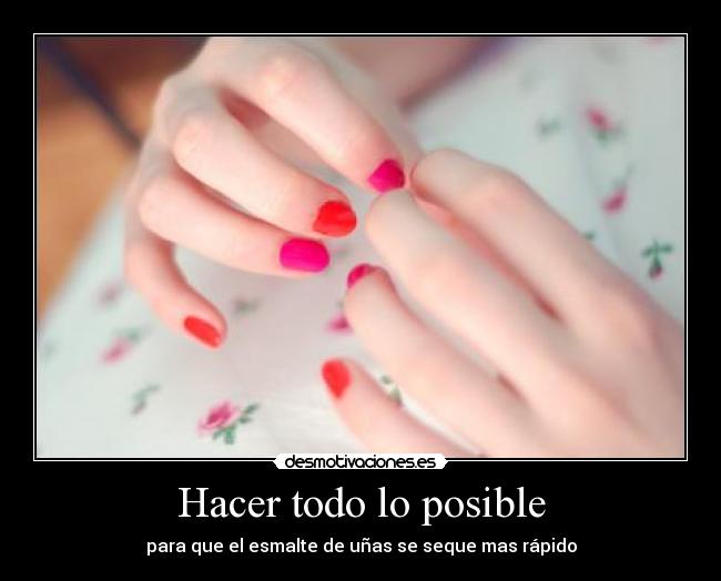 Hacer todo lo posible -