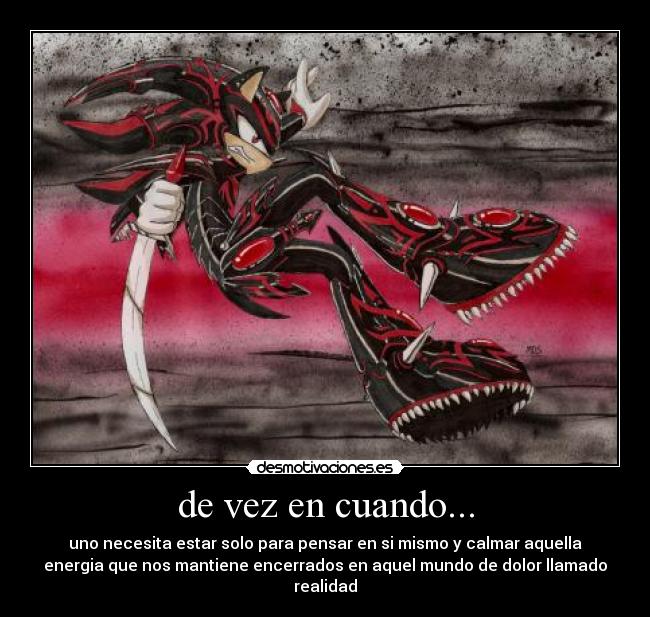 de vez en cuando... -