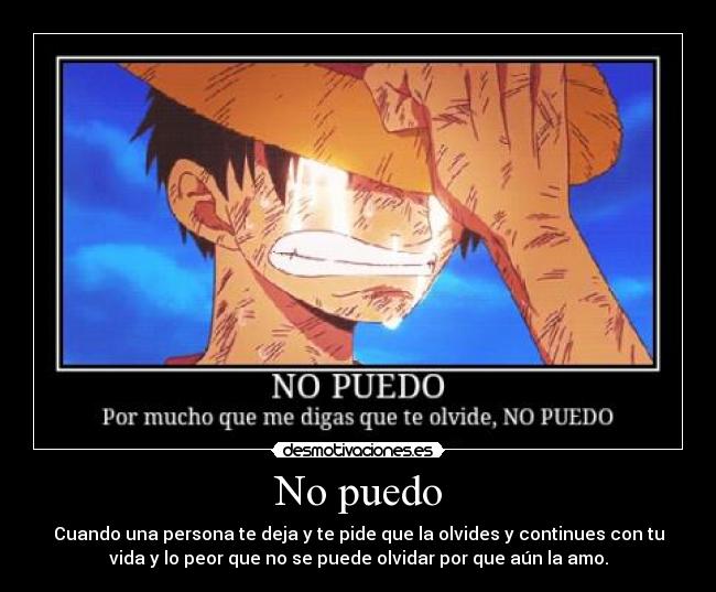 No puedo -