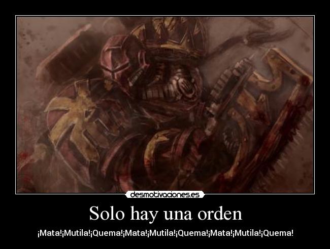 carteles khorne caos sangre warhammer desmotivaciones