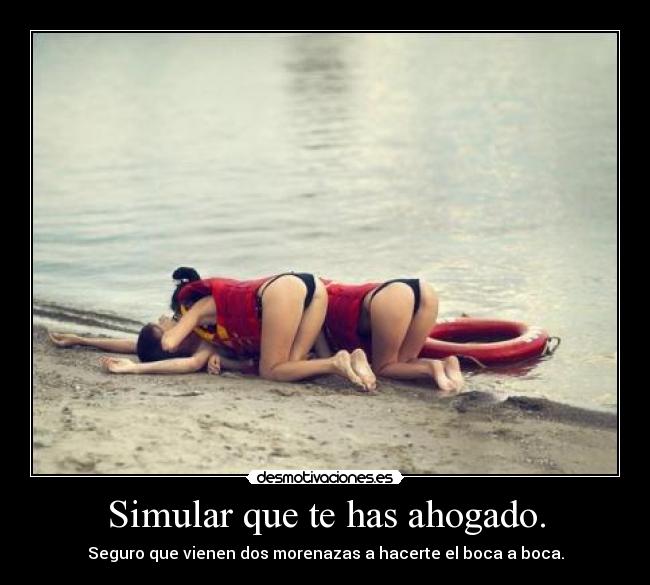 carteles simular que has ahogado desmotivaciones