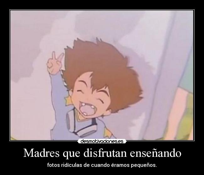 carteles raptorhunters nigatsu harukaze anime manga otaku digimon taichi tai yagami pequeno desmotivaciones