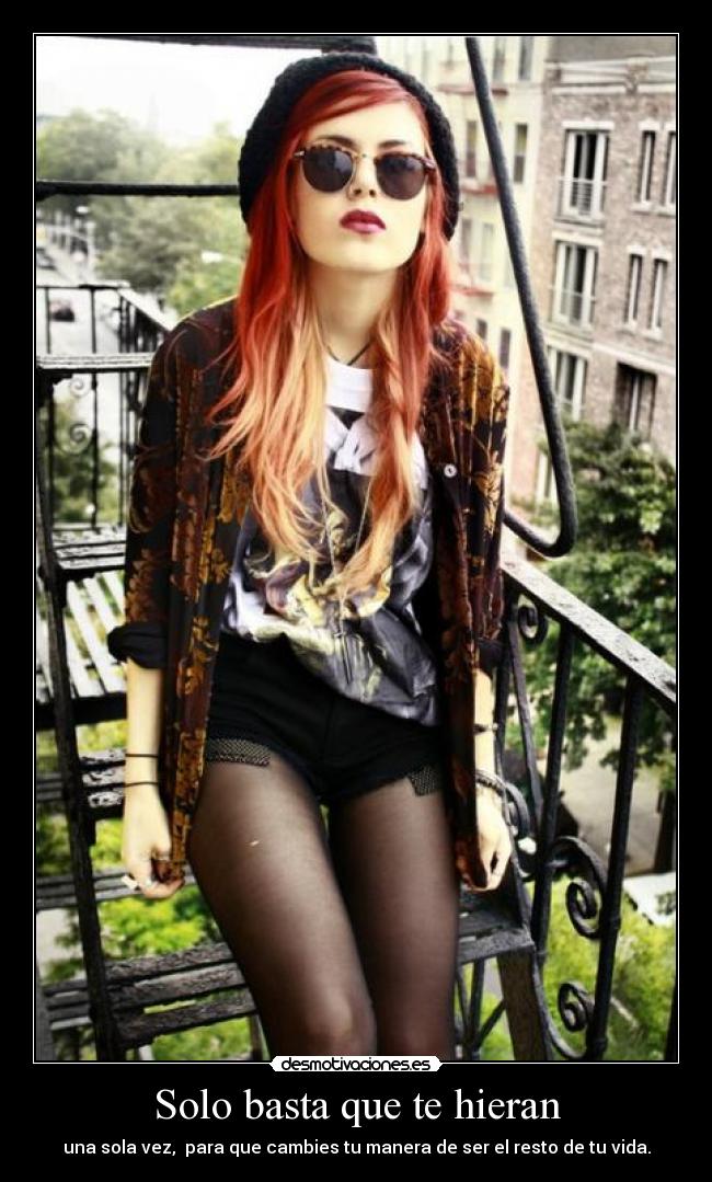 Solo basta que te hieran -