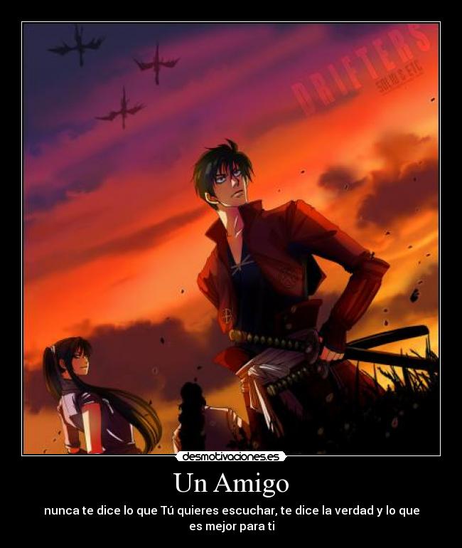 carteles anime drifters shimazu toyohisa lees los tags seras violado por perro verde volador desmotivaciones