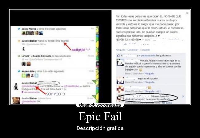 Epic Fail - Descripción grafica