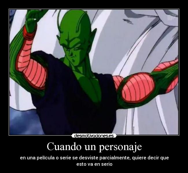 Cuando un personaje - 