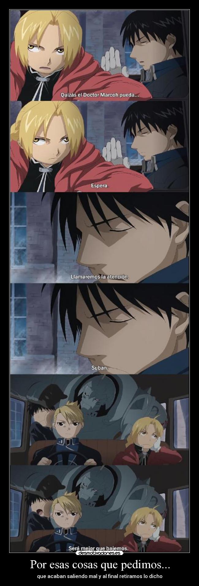 Por esas cosas que pedimos... -