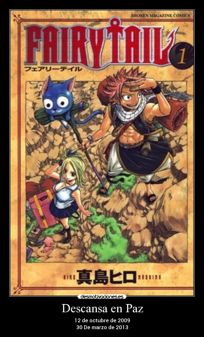 Descansa en Paz - 12 de octubre de 2009
30 De marzo de 2013