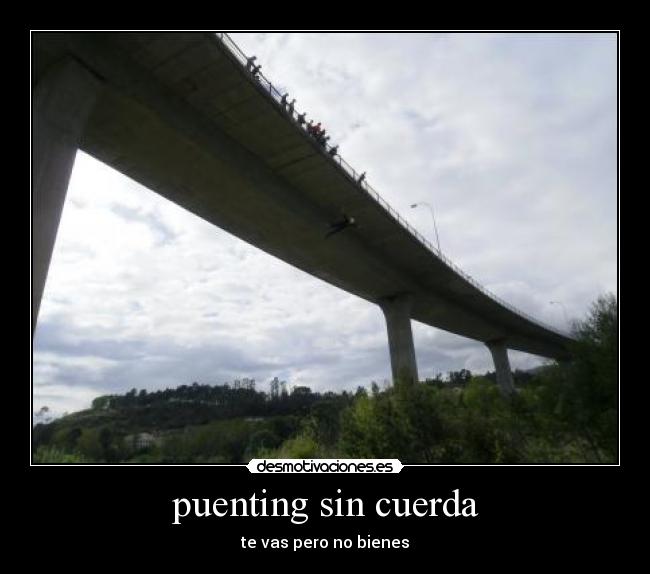 puenting sin cuerda -