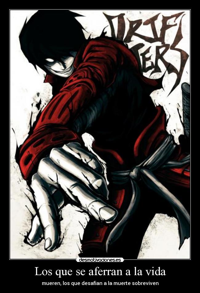 carteles vida anime drifters shimazu toyohisa pasa tiempo los recuerdos van alejando hola desmotivaciones