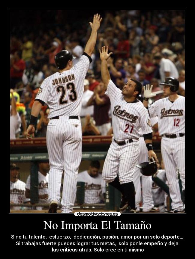 carteles beisbol desmotivaciones