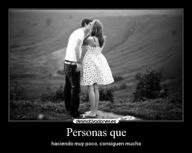Personas que -