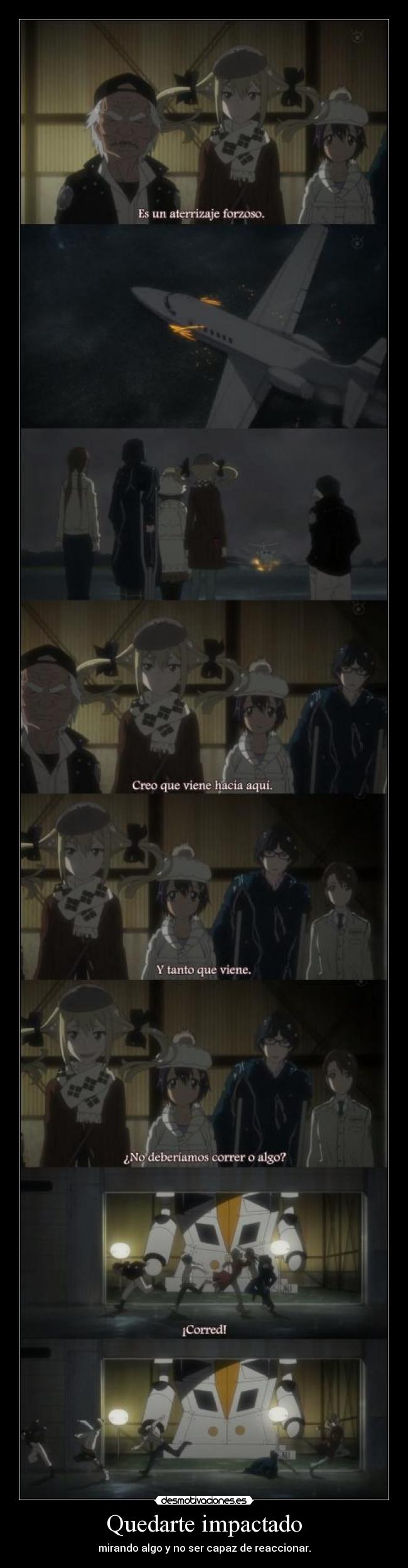 carteles raptorhunters nigatsu harukaze anime manga otaku robotics notes vuelo 815 oceanic airlines desmotivaciones