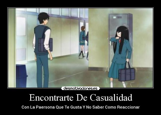 carteles anime kimi todoke encuentros casuales sin reaccion alguno doni desmotivaciones