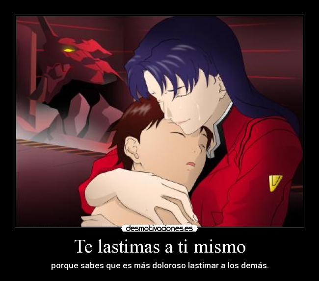 carteles desmotivaciones anime neon genesis evangelion desmotivaciones