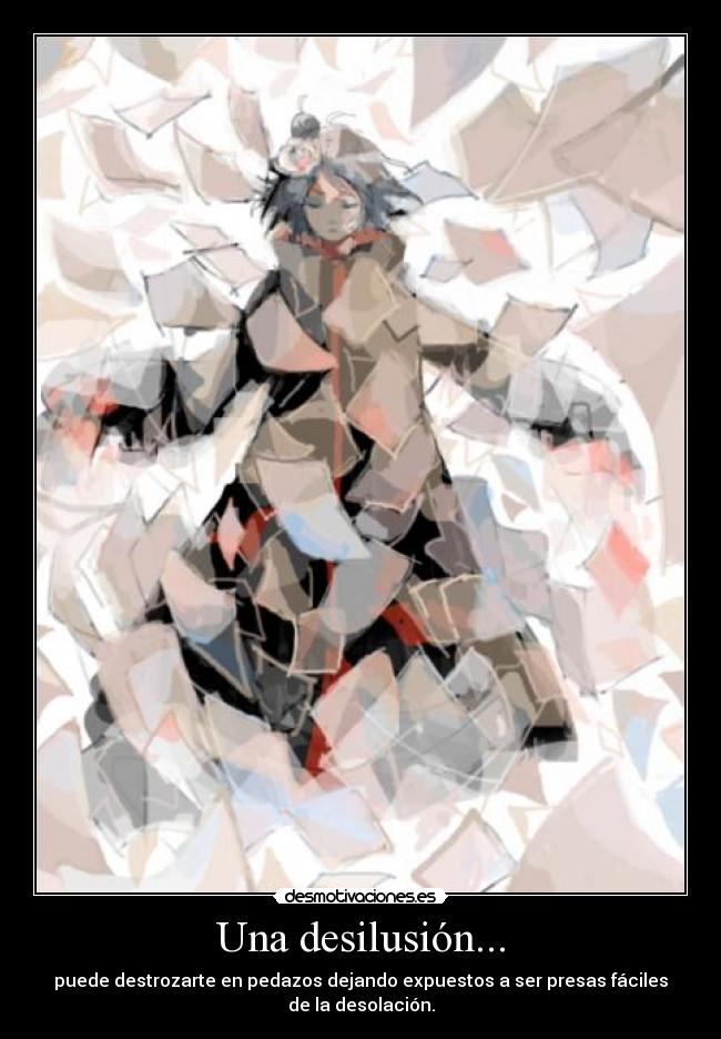 Una desilusión... -