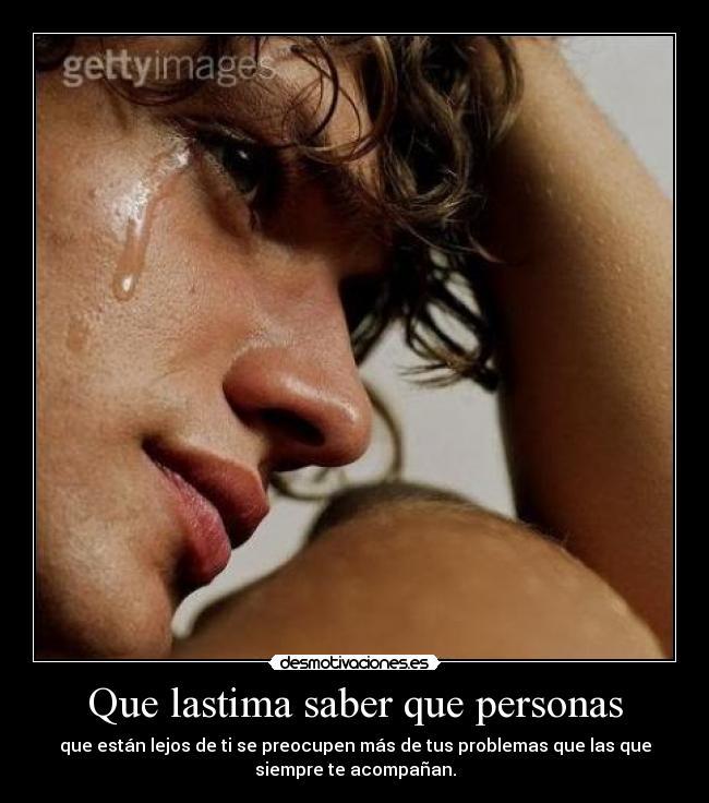 Que lastima saber que personas - 