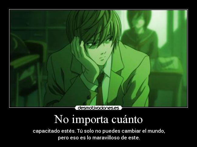 No importa cuánto -