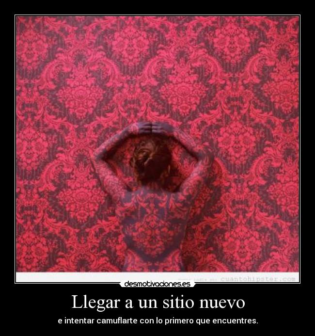 Llegar a un sitio nuevo -