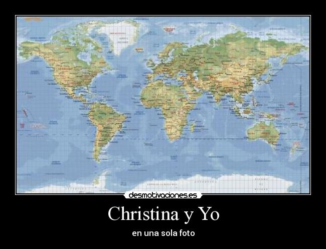 Christina y Yo - en una sola foto