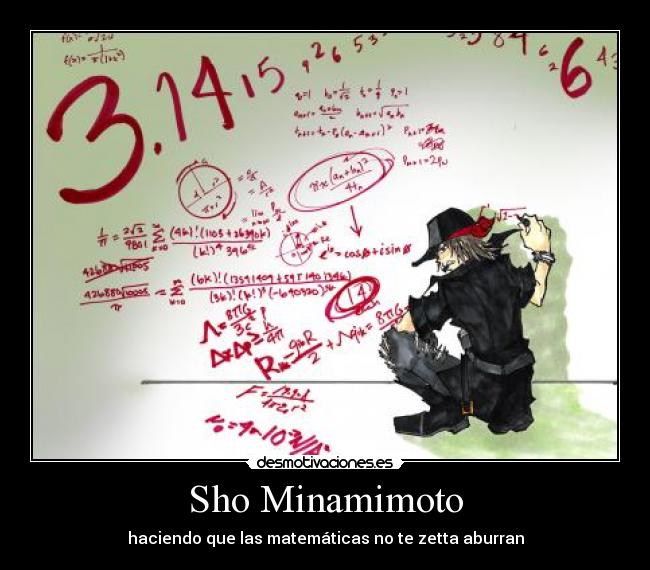 Sho Minamimoto - haciendo que las matemáticas no te zetta aburran