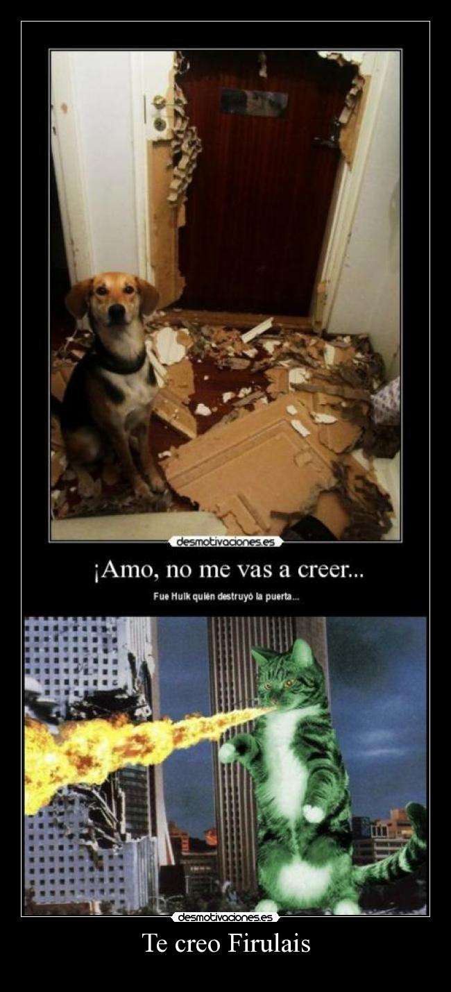 Te creo Firulais -