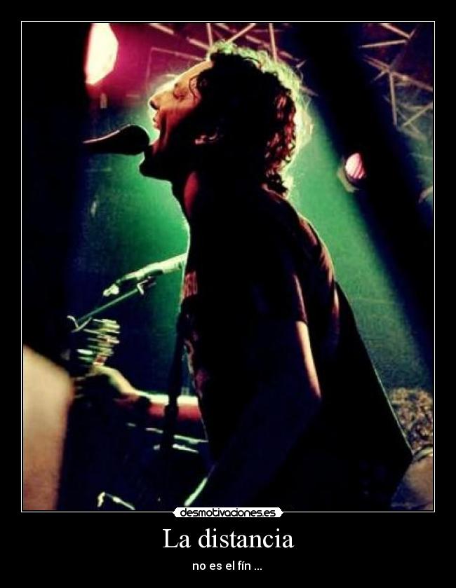 La distancia -
