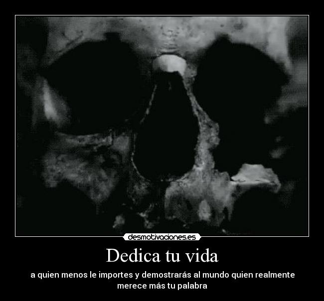 Dedica tu vida -