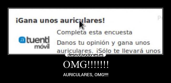 OMG!!!!!!! - AURICULARES, OMG!!!!