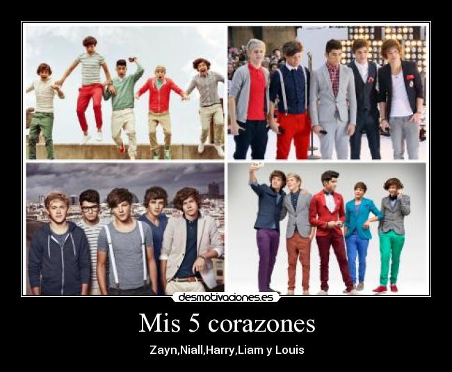 Mis 5 corazones -
