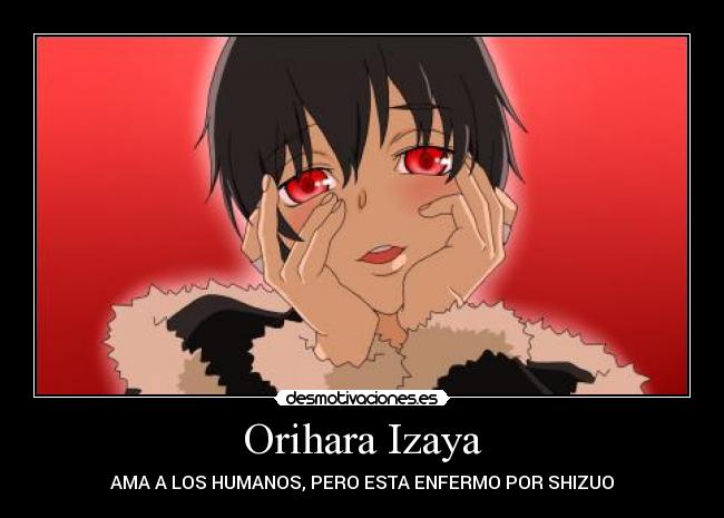 carteles anime shizaya desmotivaciones