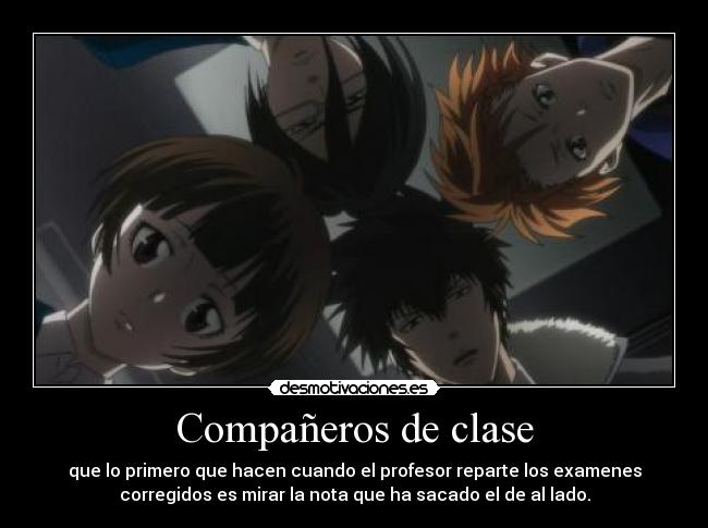 carteles raptorhunters nigatsu harukaze anime manga otalu psycho pass companeros clase profesor nota desmotivaciones