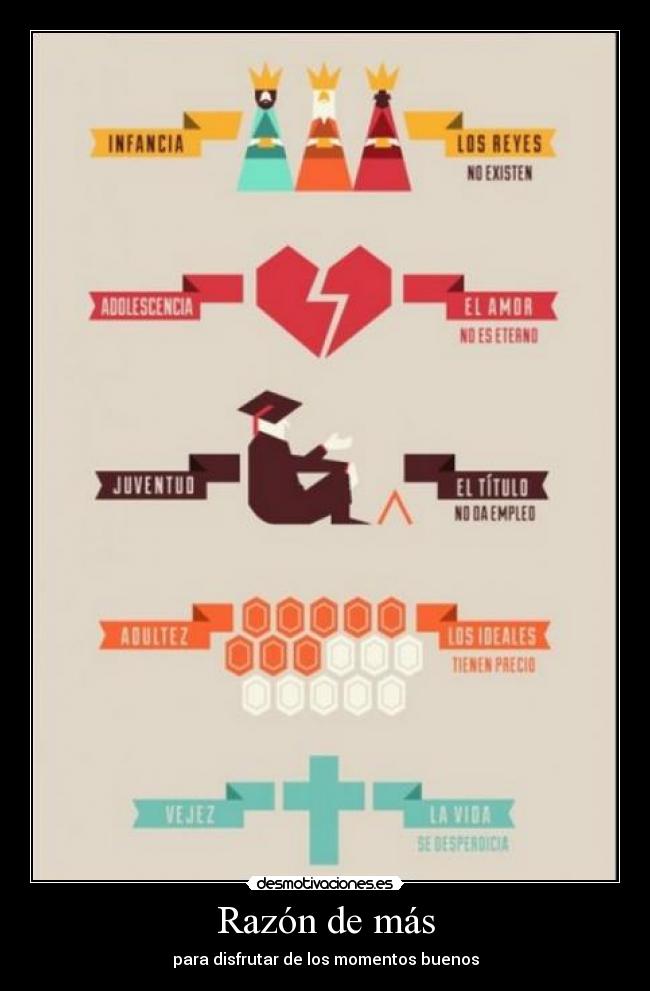 Razón de más - para disfrutar de los momentos buenos