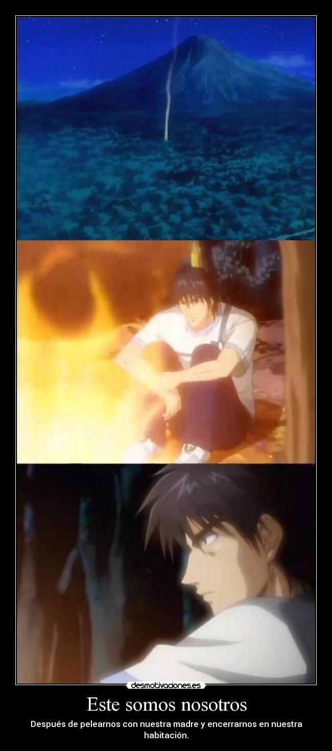 carteles anime manga otaku cosplay querer desear pelear con nuestras madres dificil enserio que desmotivaciones