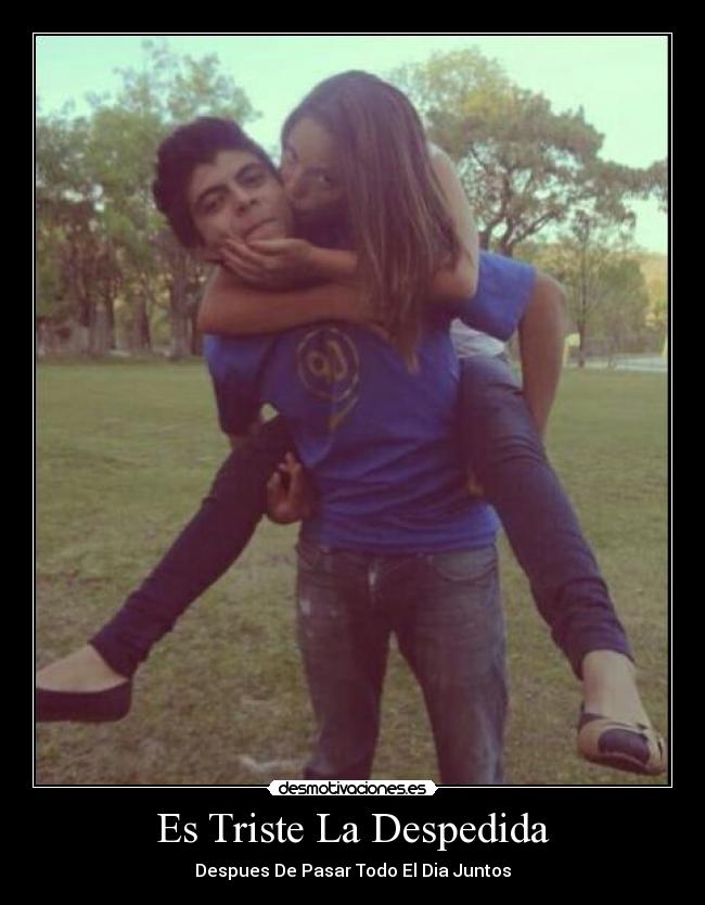 Es Triste La Despedida -